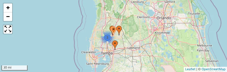 Related schools map