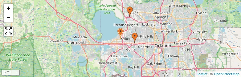 Related schools map