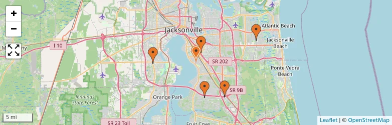 Related schools map
