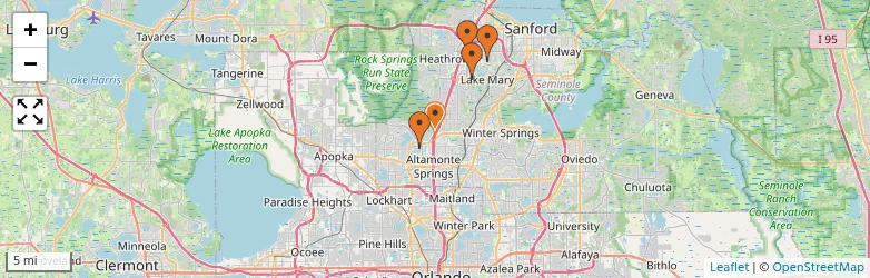 Related schools map