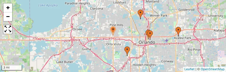 Related schools map