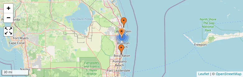 Related schools map