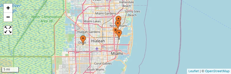 Related schools map