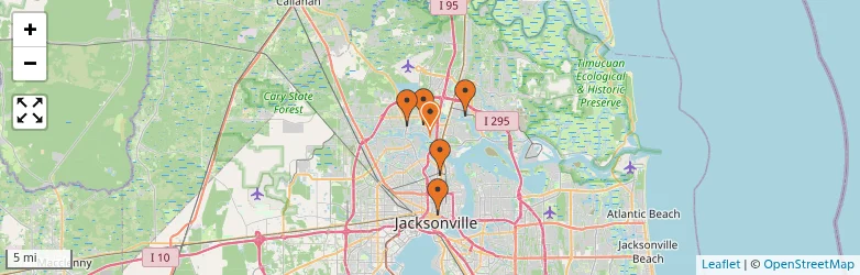 Related schools map