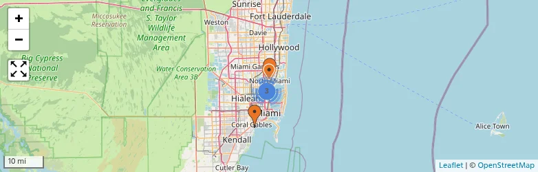 Related schools map