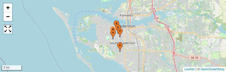 Related schools map