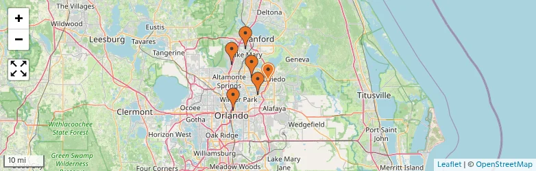 Related schools map