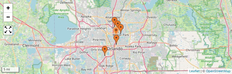 Related schools map