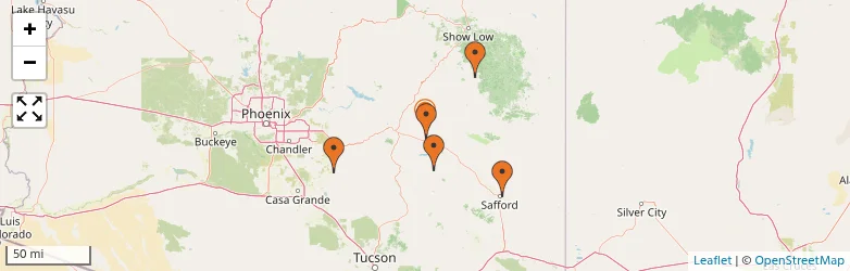 Related schools map