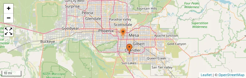 Related schools map