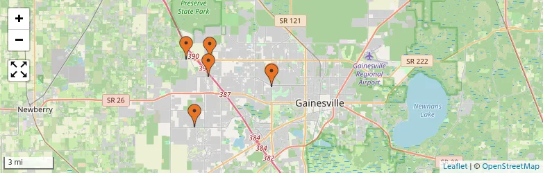 Related schools map