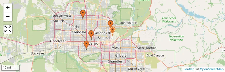 Related schools map