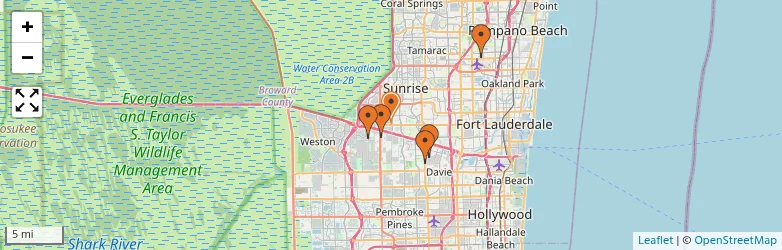 Related schools map