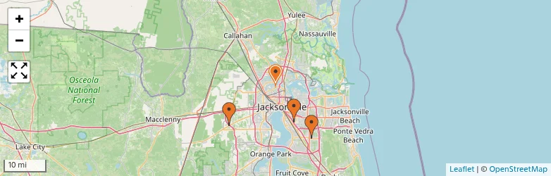 Related schools map