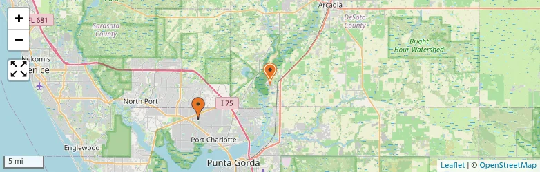 Related schools map