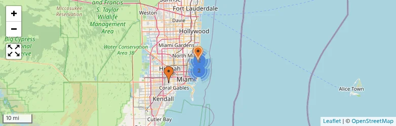Related schools map