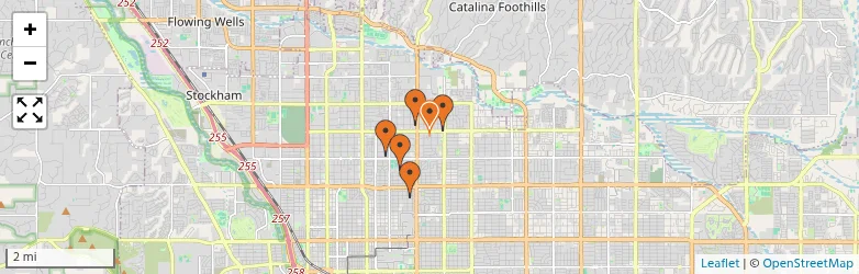Related schools map