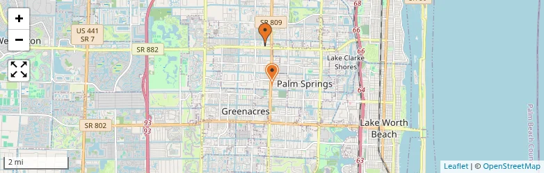 Related schools map