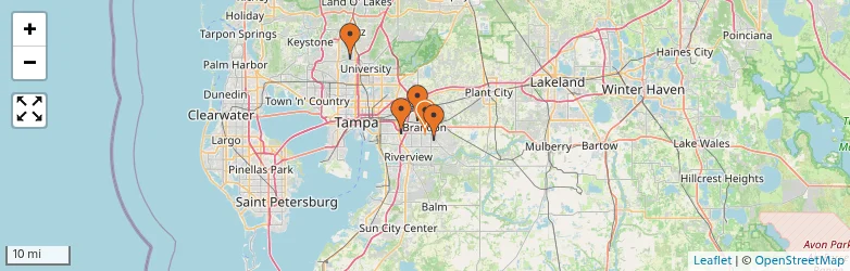 Related schools map
