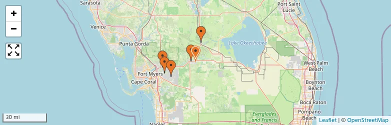 Related schools map