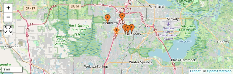 Related schools map