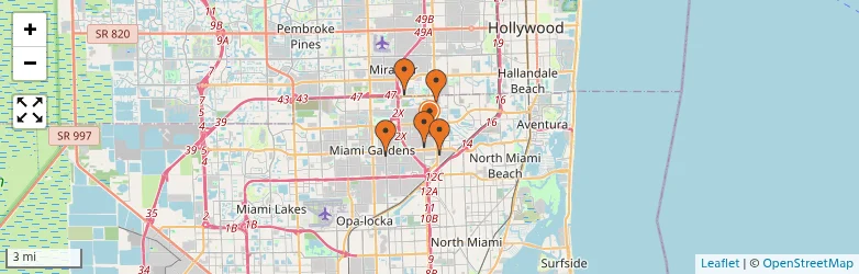 Related schools map