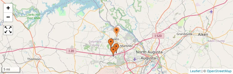 Related schools map