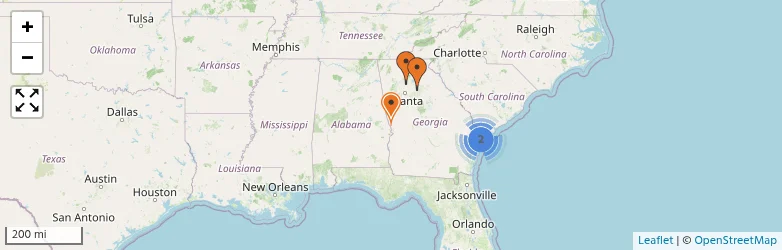Related schools map
