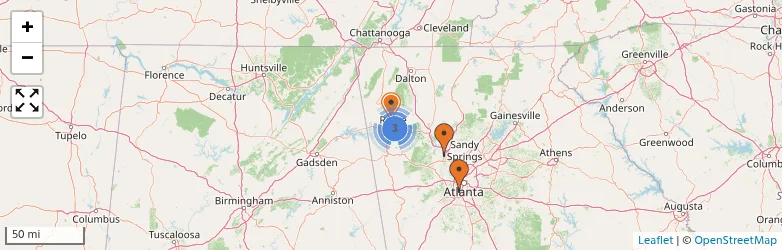 Related schools map