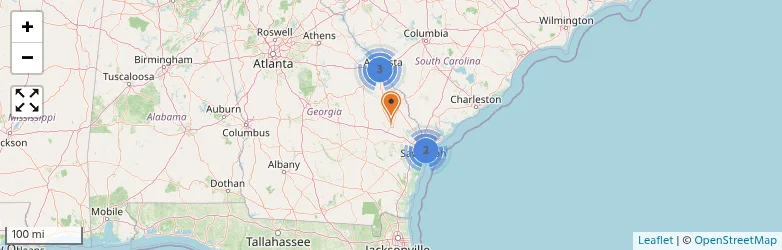 Related schools map