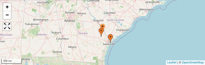 Related schools map