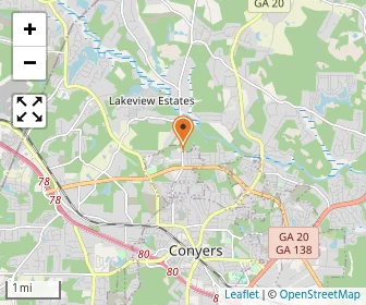 Map of Conyers Apostolic Christian School