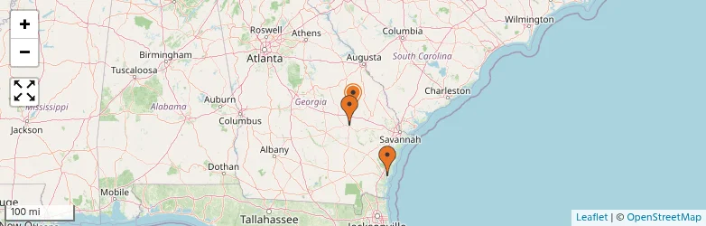 Related schools map