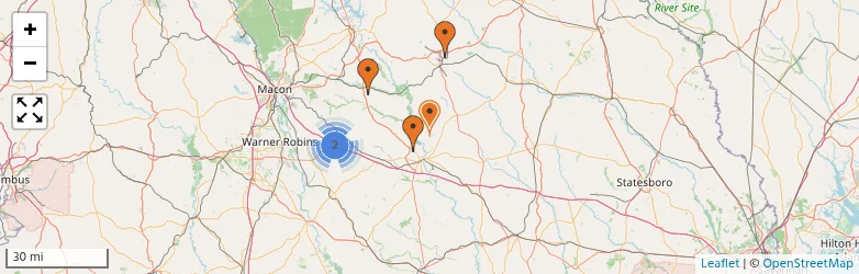 Related schools map