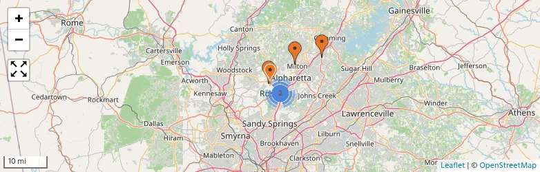 Related schools map