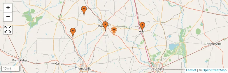 Related schools map