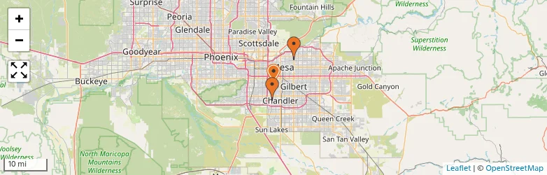 Related schools map