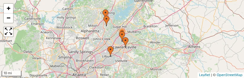 Related schools map