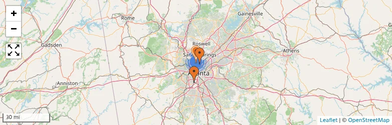 Related schools map