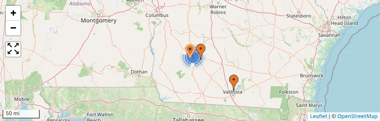 Related schools map