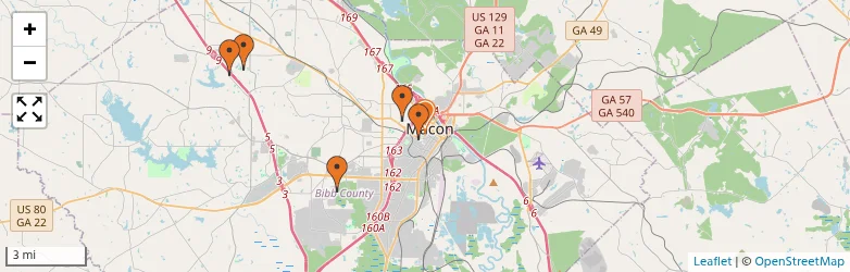 Related schools map