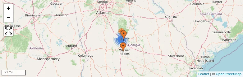 Related schools map
