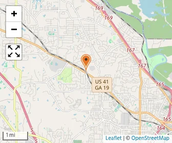 Map of Woodfield Academy