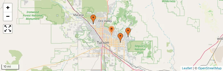 Related schools map