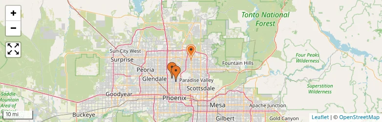 Related schools map