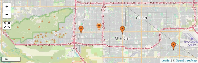 Related schools map