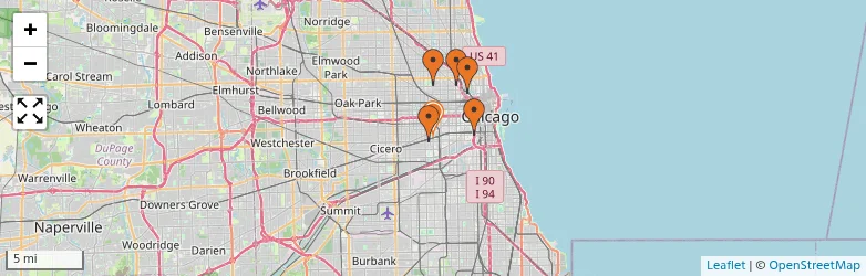 Related schools map