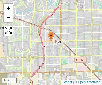Map of Peoria Ave Preschool