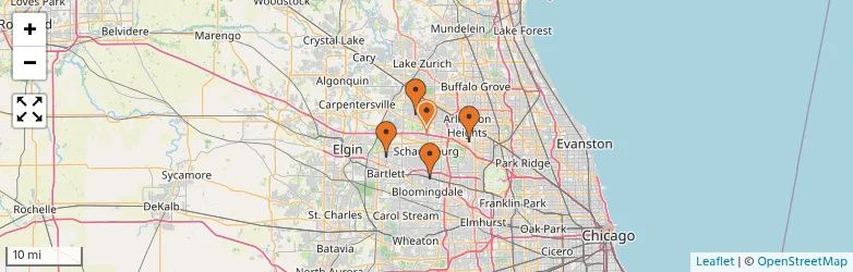 Related schools map