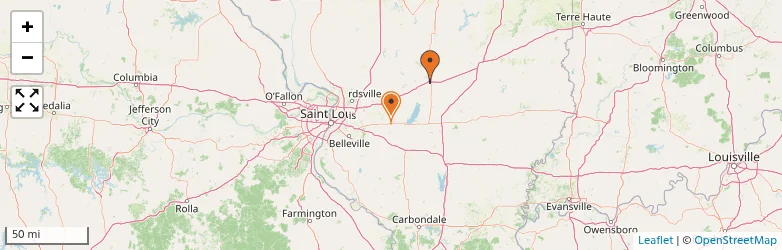 Related schools map